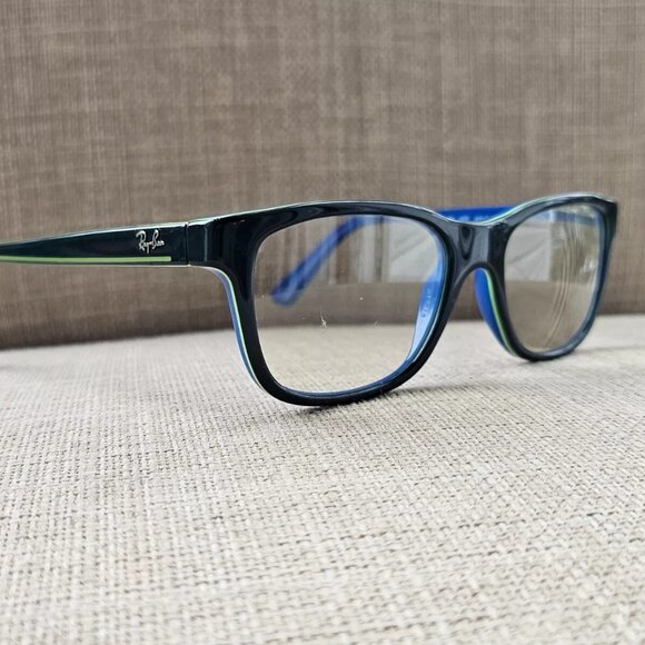 Ray-Ban Kids Youth Eyeglasses Frame Black/Blue Glasses RB1536 3600 46[]16 125 - Picture 1 of 12